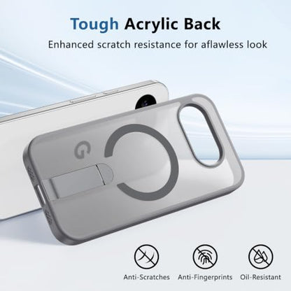 for Google Pixel-10A Case Slim Fit & Matte Translucent, Gray - color: Gray, size: Pixel 10A 6.3"