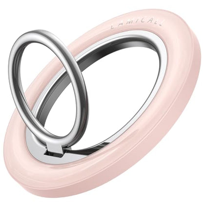 Lamicall for MagSafe Magnetic Phone Ring, Crystal Pink Finger Grip - color: Crystal Pink