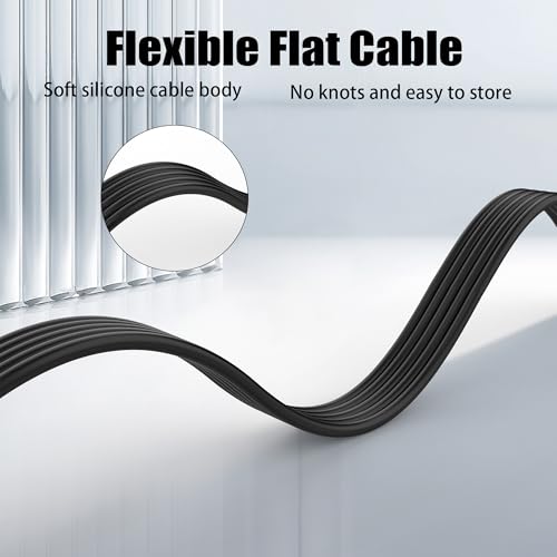 YACSEJAO 90 Degree USB C to USB C Cable,15cm/0.5ft, Side to Side Angle