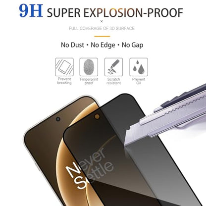 2 Pack Privacy Screen Protector for Oneplus 15