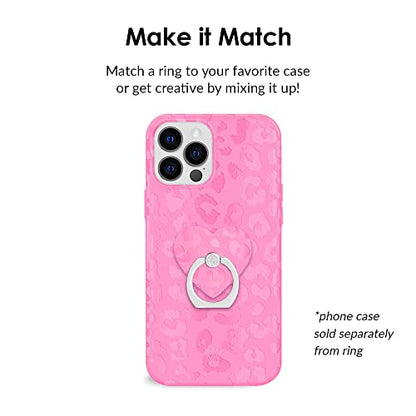 VELVET CAVIAR Cell Phone Ring Holder - Finger Ring & Stand - Improves Phone Grip Compatible with iPhone, Galaxy, Most Smartphones (Hot Pink Leopard) - color: Hot Pink Leopard