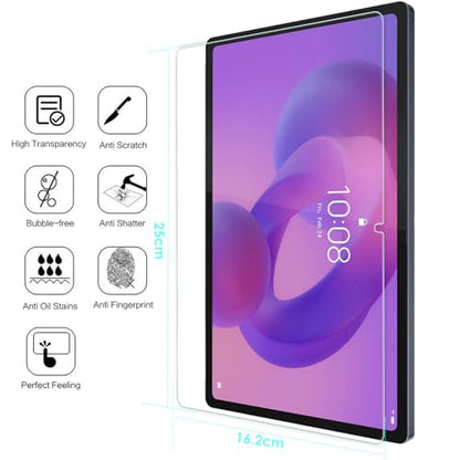 Bighan 2 Pack Screen Protector Compatible with Lenovo Idea Tab/Lenovo Tab M11 11", 9H Hardness Tempered Glass Film Clear Anti-Bubble Full Coverage foil