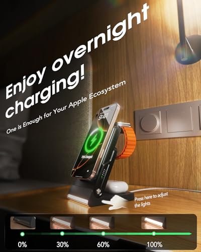5 in 1 Charging Station Portable Charger Power Bank for Apple Watch Charger