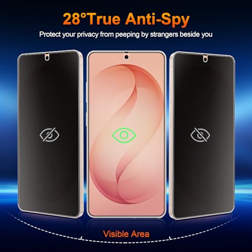 2 Pack for Samsung Galaxy S26 Matte Privacy Screen Protector - size: Samsung Galaxy S26
