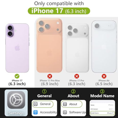 Varikke Wallet Case for iPhone 17 - Compatible with Magsafe, Silver - color: (Compatible with MagSafe) Silver, size: iPhone 17 6.3"