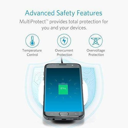 Wireless Charger Fast 7.5W and 10W Compatible with iPhone 16e, Charging Pad Slim