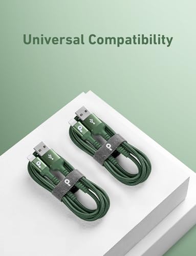 iPhone Charger Cable 2Pack 10FT, [Apple MFi Certified] Lightning Cable - color: Green, size: 10FT, style: USB A to Lightning