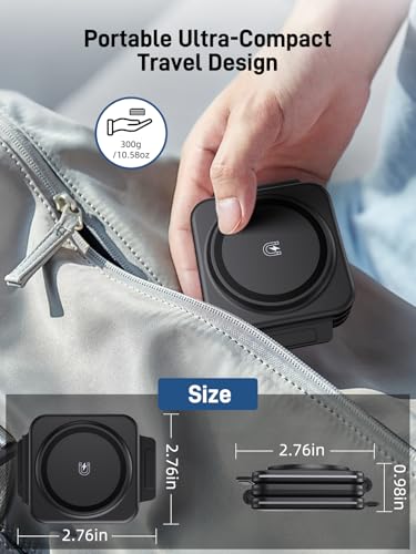 Magnetic Wireless Charger for Samsung, 3 in 1 Charging Station for Samsung