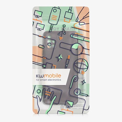 kwmobile Case Compatible with Samsung Galaxy A51 Case -Soft TPU Back Phone Cover - with Metallic Look - Metallic Berry - color: metallic berry, size: Galaxy A51