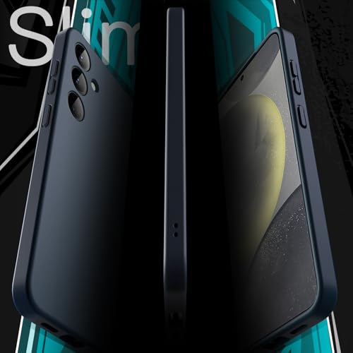 JETech Slim Case for Samsung Galaxy S24 Plus, Dark Blue | Camera Lens Protection, Soft TPU Design, Matte Finish, Shockproof Protection - color: Dark Blue, size: S24 Plus