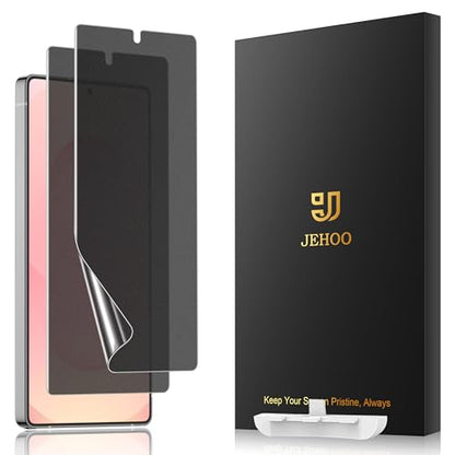 [2 Pack] for Samsung Galaxy S25 Plus Matte Privacy TPU Screen Protector (Not Glass), Anti Glare, Fingerprint Sensor Compatible, Full Adhesive Flexible Film, Easy Installation - size: Galaxy S25 Plus