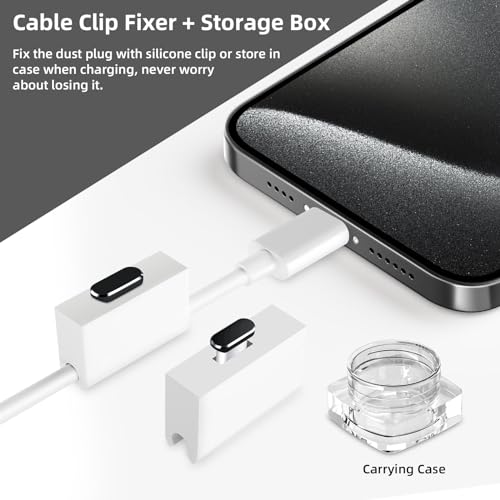 USB Type C Anti Dust Plug 2 Pack USBC Charging Port Cover Plugs Protector