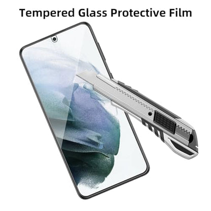 4 Pack Glass Screen Protector Compatible for Samsung Galaxy S21 Plus 5G / S21+ / SM-g996u [9H Hardness]-HD Screen Tempered Glass, Scratch Resistant,Easy Install [Case Friendly] - size: Galaxy S21 Plus 5G / S21+