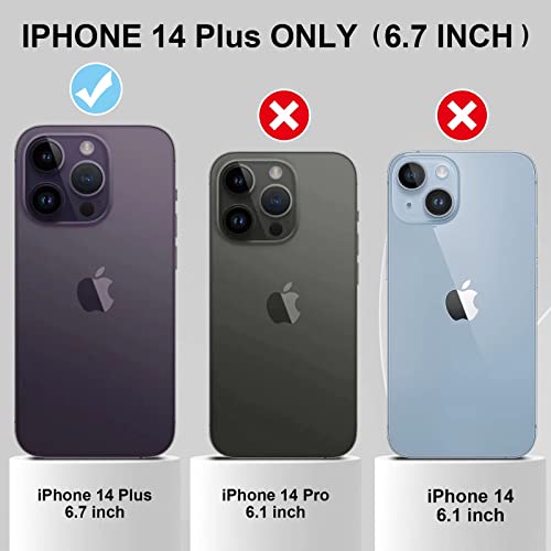 MARKILL Compatible with iPhone 14 Plus Case 6.7 Inch with 360 Degree Rotate Ring Stand, Military Grade Drop Protection Full Body Rugged Heavy Duty Protective Cover for iPhone 14 Plus Pink - color: Pink, size: iPhone 14 Plus 6.7"