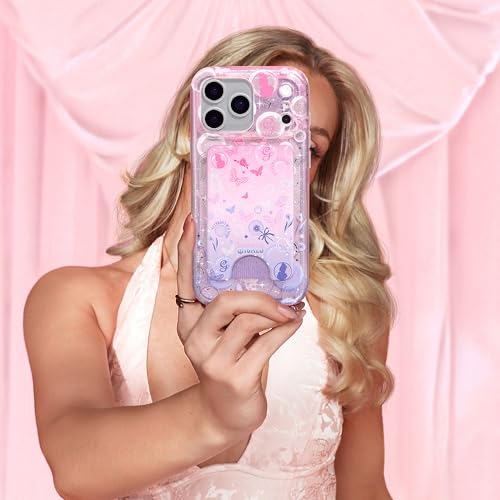 VELVET CAVIAR compatible with MagSafe Wallet 2.0 | Magnetic Card Holder Wallet for iPhone 17/16/15/14/13/12 or Phone Cases compatible with MagSafe | Glinda's Bubble - color: Glinda's Bubble