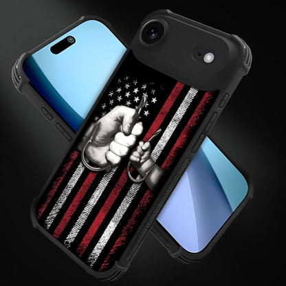 case for iPhone 17 Air,Compatible with Magsafe,All-Round Protection Shockproof Anti-Scratches TPU Case Cover-Fishing American Flag - color: Fishing American flag, size: IPhone 17 Air
