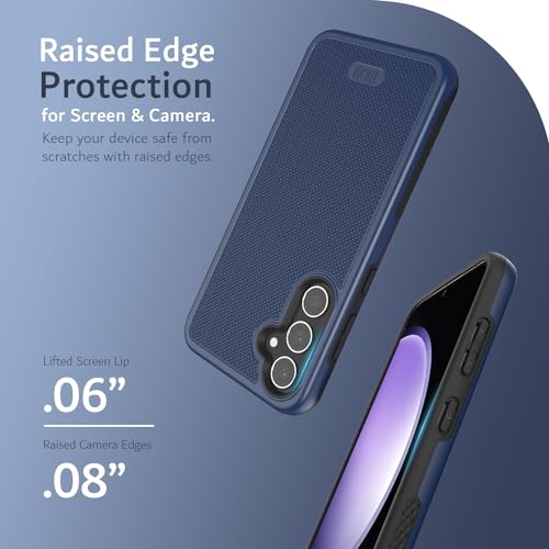 TUDIA MergeGrip Magsafe Compatible Phone Case for Samsung Galaxy S23 FE 2023 - Dual Layer, Shockproof, Military Grade, Non-Slip, Heavy Duty Protective Phone Case with Wireless Charging - Indigo Blue - color: Indigo Blue, size: Magnetic Galaxy S23 FE