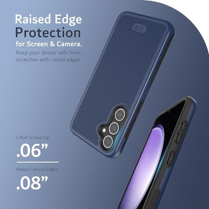 TUDIA MergeGrip Magsafe Compatible Phone Case for Samsung Galaxy S23 FE 2023 - Dual Layer, Shockproof, Military Grade, Non-Slip, Heavy Duty Protective Phone Case with Wireless Charging - Indigo Blue - color: Indigo Blue, size: Magnetic Galaxy S23 FE
