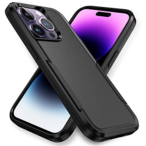 Compatible with iPhone 14 Pro Max Case, Heavy Duty Protection Shockproof Dropproof Dustproof Anti-Scratch Cover Protective Phone Case for 14 Pro Max -Black - size: for iPhone 14 Pro Max