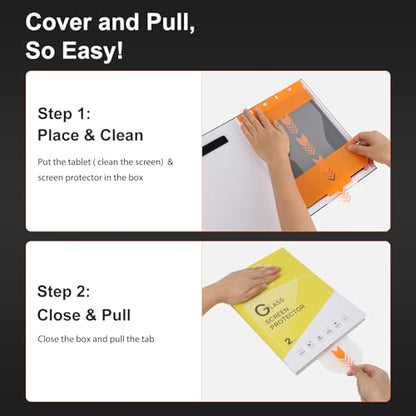 SPARIN 2 Pack Screen Protector for iPad Pro 13 inch M5/M4 (2025 & 2024) | Tempered Glass with Easy Application Tray, Case Compatible, Anti-Scratches, High Definition - size: iPad Pro 13" 2025/2024