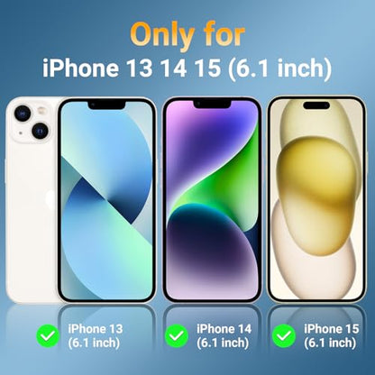 jaroco Magnetic for iPhone 13&14&15 Case Heavy Duty Rugged Dual-Layer Blue - color: Blue, size: iPhone 13&14&15
