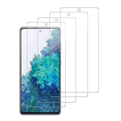 4 Pack Glass Screen Protector Compatible for Samsung Galaxy S20 FE 5G / SM-g781u [9H Hardness]-HD Screen Tempered Glass, Scratch Resistant,Easy Install [Case Friendly] - size: Galaxy S20 FE 5G