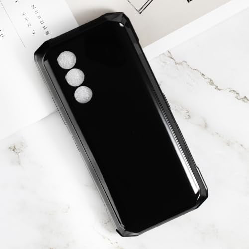 Protective Case for Doogee Blade 10 Power - Black | 6.56" Slim Shockproof Bumper Back Cover Anti-Scratch Flexible TPU Shell, Grip-Friendly - color: Black