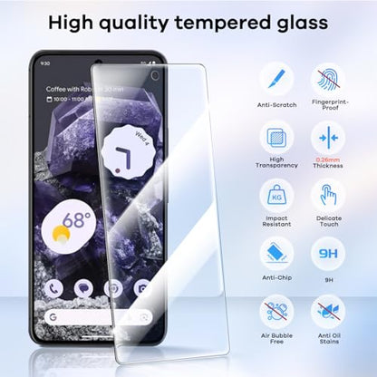 for Google Pixel Phone Screen Protector Camera Lens Protector (Pixel 8)