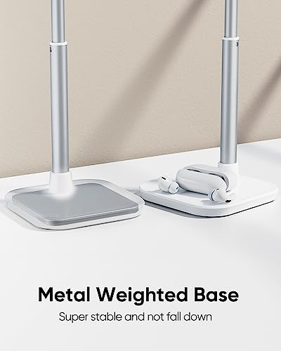 Cell Phone Stand, Phone Holder for Desk, Office Desktop iPhone Stand - color: White