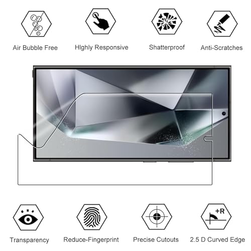 Murmure Screen Protector for Samsung Galaxy S26 Ultra, 2 Pack Elastic Skin Soft TPU Full Coverage HD Clear Anti-Scratch No Bubbles Self-Healing flim, Anti-Shockproof[Easy Installation]