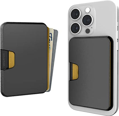 Smartish MagSafe Wallet, Side Hustle Hard Shell, Card Holder, Black - color: Black Tie Affair, size: [Hard Shell]