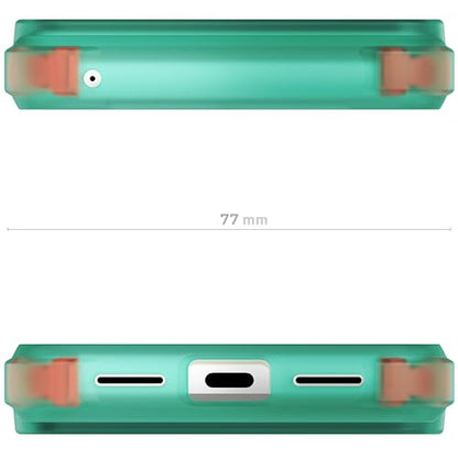 Ghostek Covert Google Pixel 8 Clear Case - Compatible with Wireless Charging, Transparent Silicone, Shockproof Phone Cover (6.2 Inch, Teal) - color: Teal [Limited Edition], size: Pixel 8