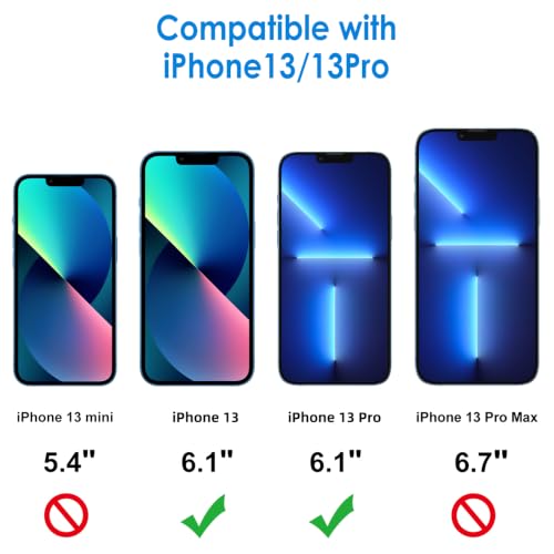 JETech Privacy Screen Protector for iPhone 13/13 Pro, 2-Pack - size: iPhone 17e/16e/13/13 Pro