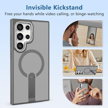 for Samsung Galaxy-S24-Ultra Case, Slim Fit & Matte, Gray - color: Gray, size: Galaxy S24 Ultra 6.8"