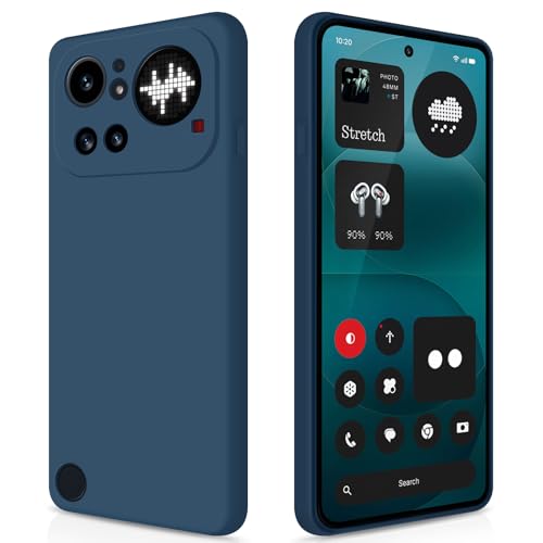 GiiYoon Silicone Case for Nothing Phone 4a Pro, Blue - color: Blue, size: Nothing Phone 4a Pro