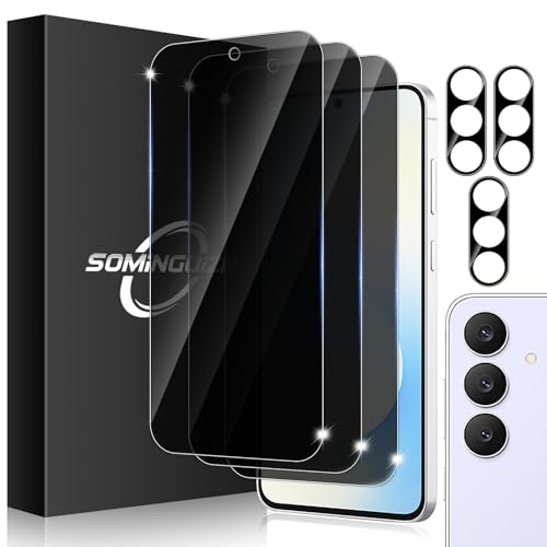 3+3 for Samsung Galaxy S25 FE 5G Privacy Screen Protector Camera Protector - size: Galaxy S25 FE Privacy