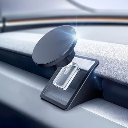 CloudValley Magnetic Phone Mount for Tesla Model 3 Highland Model Y Juniper, Strong Grip, 360° Adjustable, Dashboard Car Holder 2025, Compatible with iPhone MagSafe 17/16/15/14/13/12 - size: Non-Charging - Tesla Mount