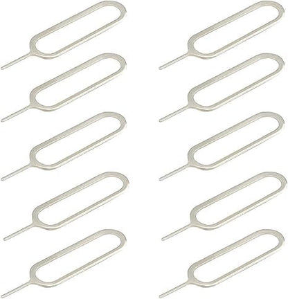 Universal SIM Card Ejector Tool - Tray Opener for All Smartphones | Easily Open/Remove/Eject SIM Card Trays(10 Pack)