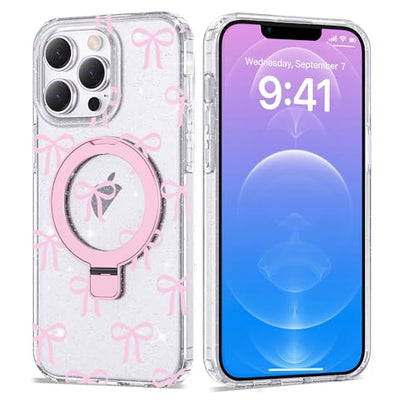 Butterfly Pattern Case for iPhone 12 Pro Max with Stand 6.7",C-Pink - color: C-Pink, size: Iphone 12 Pro Max