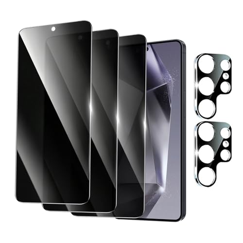 3 Pack Privacy Screen Protector for Samsung Galaxy s24 ultra - color: Black Samsung Galaxy S24 Ultra