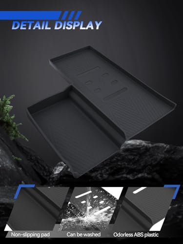 for Sorento Wireless Charger Silicone Pad Mat 2021-2025 2026 Kia Sorento Accessories Non-Slip Phone Charging Pad Tray Liner, Anti-Scratch Black