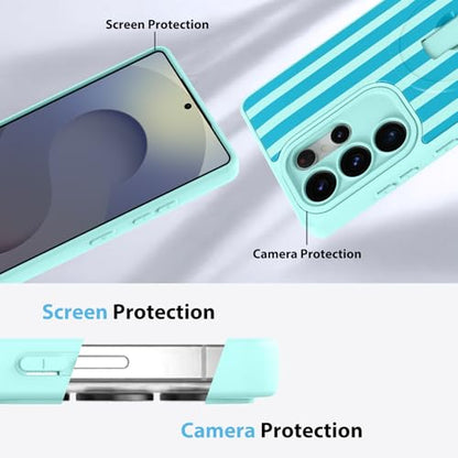 KANGHAR Compatible with Samsung Galaxy S25 Ultra Case Stripes -Blue - color: Blue-Stripes, size: Samsung Galaxy S25 Ultra