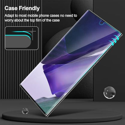 GiiYoon 3 PACK Screen Protector for Samsung Galaxy Note 20 Ultra Flexible TPU Film [Support Fingerprint Touch] [HD Full Coverage] [Easy Installation] [Scratch Resistant] - size: Samsung Galaxy Note 20 Ultra