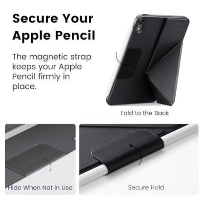PITAKA for iPad mini A17 Pro Case, 4 Intuitive Angles, Folio2-Black - color: Black