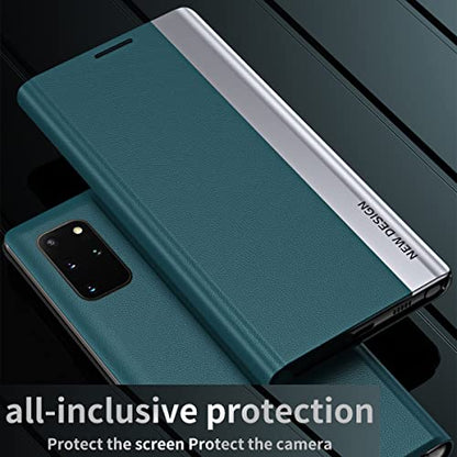 CCSmall for Samsung Galaxy A32 4G PU Leather Flip Case with Stand CX Black | Thin Slim Magnetic Closure Folio Phone Case, TPU Inner Shell, Full Cover Protective Case for Samsung Galaxy A32 4G (Not 5G)
