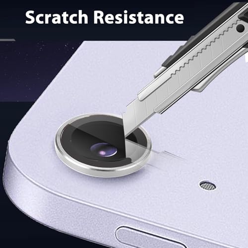 Zeking 2 Set for iPad 11 A16 2025 Camera Lens Protector - color: Silver