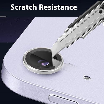 Zeking 2 Set for iPad 11 A16 2025 Camera Lens Protector - color: Silver