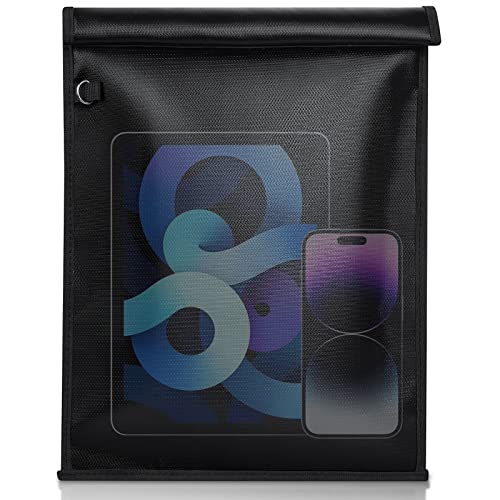 Simket Faraday Bags for Tablets 10"x15"(1 Pack) Signal Blocking Faraday Cage, Cell Phone Signal Blocker, Anti-Tracking RFID Faraday Pouch, Blocking All Tpye of Signal Bag - size: L(Size Up to Tablet)