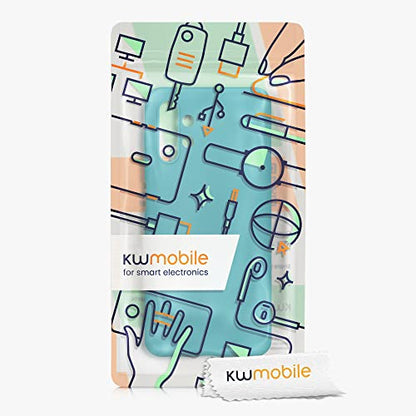 kwmobile Case Compatible with Samsung Galaxy A13 4G Case - Soft Slim Protective TPU Silicone Cover - Teal Matte - color: teal matte, size: Galaxy A13 4G