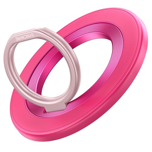 SYNCWIRE for MagSafe Phone Grip, Magnetic Phone Ring Holder - color: Rose Pink